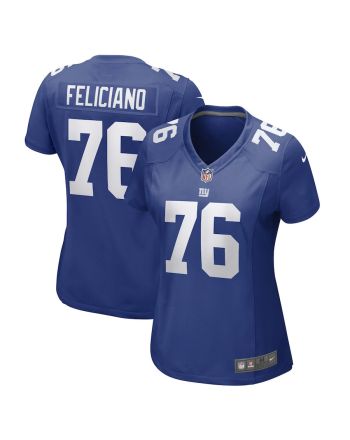 Jon Feliciano New York Giants Women's Game Player Jersey - Royal