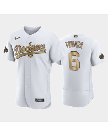 Los Angeles Dodgers Trea Turner 6 2022-23 All-Star Game White Jersey