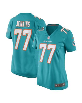 John Jenkins 77 Miami Dolphins Women Game Jersey - Aqua