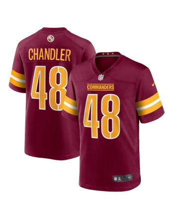 Sean Chandler 48 Washington Commanders Men Game Jersey - Burgundy