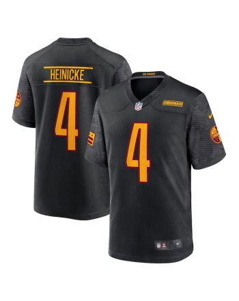 Taylor Heinicke 4 Washington Commanders Alternate Game Player Jersey - Black