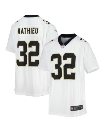 Tyrann Mathieu 32 New Orleans Saints YOUTH Game Jersey - White