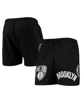 Brooklyn Nets Black Mesh Capsule Shorts - Men