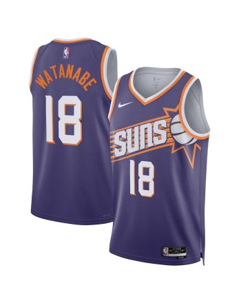 Yuta Watanabe 18 Phoenix Suns 2023/24 Swingman Jersey - Icon Edition - Purple