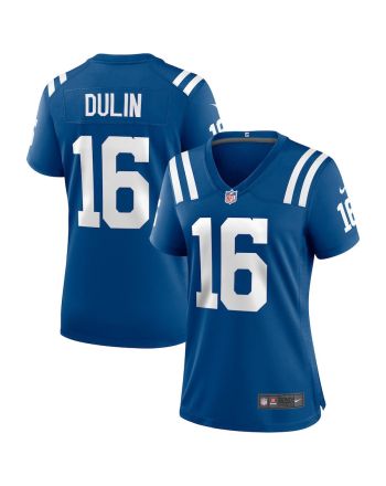 Ashton Dulin 16 Indianapolis Colts Women Game Jersey - Royal