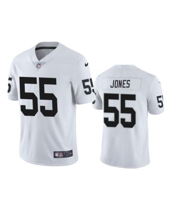 Las Vegas Raiders Chandler Jones 55 White Vapor Limited Jersey