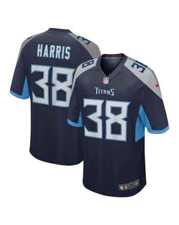 Davontae Harris 38 Tennessee Titans Home Game Player Jersey - Navy