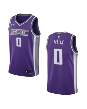 Men's Sacramento Kings 0 Trevor Ariza Icon Swingman Jersey - Purple