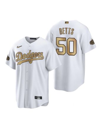 Los Angeles Dodgers Mookie Betts White 2022-23 All-Star Game Jersey