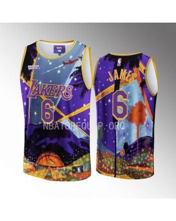 LeBron James 6 Los Angeles Lakers NBA & KidSuper Studios Unisex Hometown Jersey