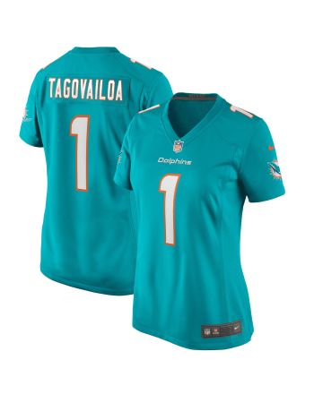 Tua Tagovailoa Miami Dolphins Women's Game Jersey - Aqua Jersey