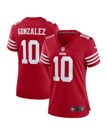 Zane Gonzalez San Francisco 49ers Women's Player Game Jersey - Scarlet