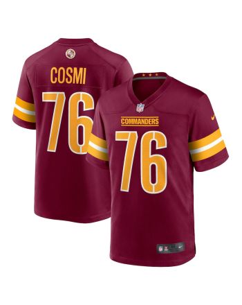 Sam Cosmi 76 Washington Commanders Men Game Jersey - Burgundy