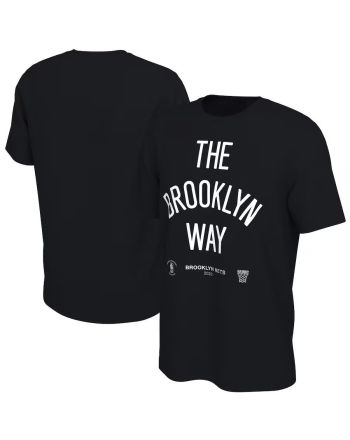 Brooklyn Nets 2023 NBA Playoffs Mantra T-Shirt - Black