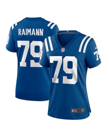 Bernhard Raimann 79 Indianapolis Colts Women Game Jersey - Royal