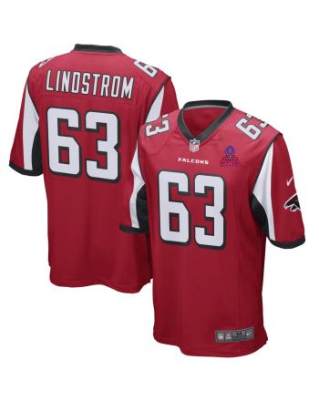 Chris Lindstrom 63 Atlanta Falcons 2024 Pro Bowl Patch Game Men Jersey - Red