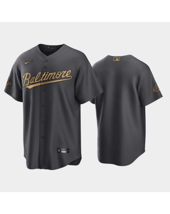 Baltimore Orioles 2022-23 All-Star Game AL Charcoal Jersey