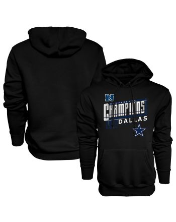 Dallas Cowboys 2022 NFC Conference Champions Kick Hoodie - Black