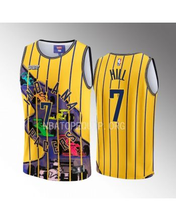 George Hill 7 Indiana Pacers NBA & KidSuper Studios Unisex Hometown Jersey