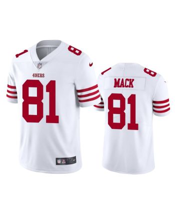 San Francisco 49ers Austin Mack 81 White Vapor Limited Jersey - Men's