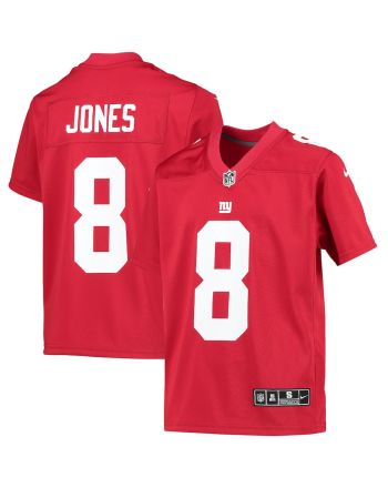 Daniel Jones New York Giants Youth Inverted Team Game Jersey - Red