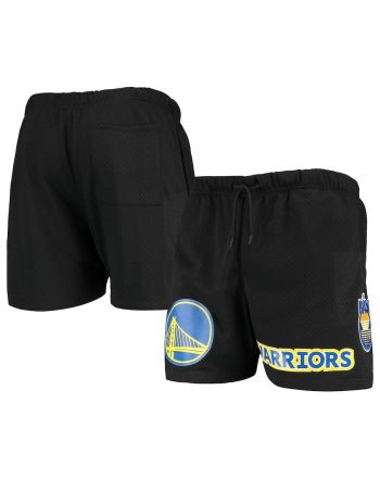 Golden State Warriors Black Mesh Capsule Shorts - Men