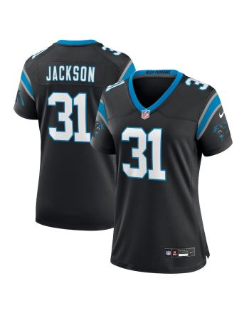 Lamar Jackson 31 Carolina Panthers Game Women Jersey - Black