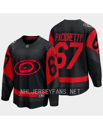 Max Pacioretty 67 Carolina Hurricanes 2023 Jersey Stadium Series Black Breakaway