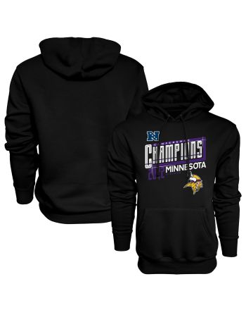 Minnesota Vikings 2022 NFC Conference Champions Kick Hoodie - Black