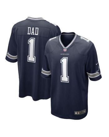 Number 1 Dad Dallas Cowboys Game Men Jersey - Navy