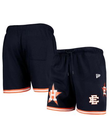 Houston Astros Team Standard Logo Mesh Shorts - Navy