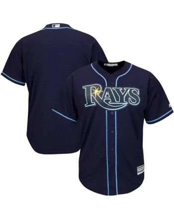 Tampa Bay Rays Big And Tall Cool Base Team Jersey - Navy