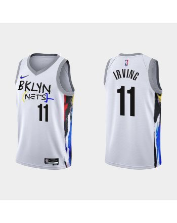 2022-23 Brooklyn Nets Kyrie Irving 11 City Edition White Swingman Men Jersey