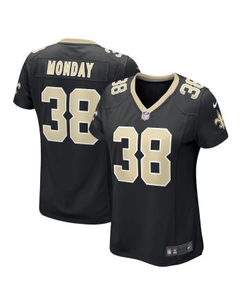 Smoke Monday 38 New Orleans Saints Women's Game Player Jersey - Black