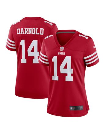 Sam Darnold 14 San Francisco 49ers Women's Game Player Jersey - Scarlet