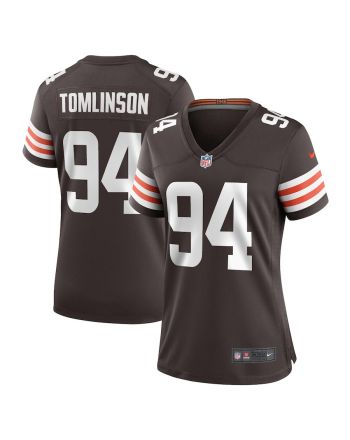 Dalvin Tomlinson 94 Cleveland Browns Women's Game Player Jersey - Brown