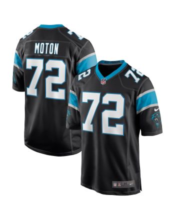 Taylor Moton 72 Carolina Panthers Men's Game Jersey - Black