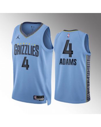 Steven Adams 4 2022-23 Memphis Grizzlies Blue Statement Edition Jersey Swingman