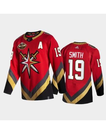 Golden Knights Reilly Smith 2022 All-star Reverse Retro Red Jersey, Men Jersey