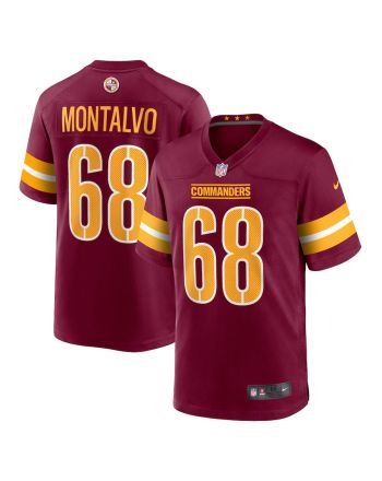 Anthony Montalvo 68 Washington Commanders Team Game Men Jersey - Burgundy