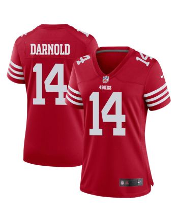 Sam Darnold 14 San Francisco 49ers Women Game Jersey - Scarlet