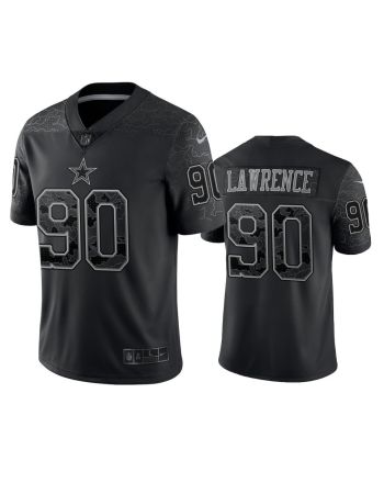 Demarcus Lawrence 90 Dallas Cowboys Black Reflective Limited Jersey - Men