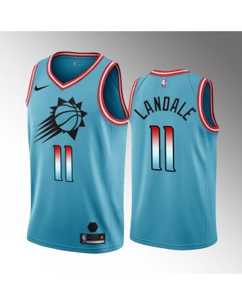 Jock Landale 11 Phoenix Suns 2022-23 City Edition Blue Jersey