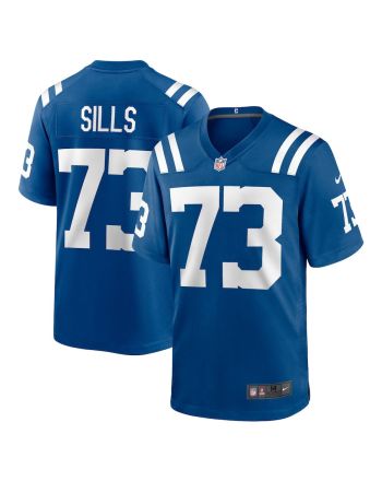 Josh Sills 73 Indianapolis Colts Men Team Game Jersey - Royal