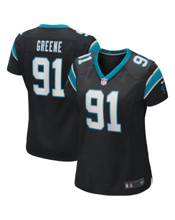 Kevin Greene 91 Carolina Panthers Women's Game Jersey - Black