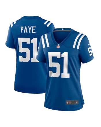 Kwity Paye 51 Indianapolis Colts Women Game Jersey - Royal