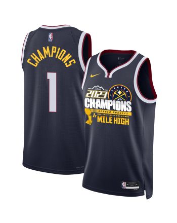 Denver Nuggets 1st Mile High Champions The Finals 2023 Swingman Jersey - Black