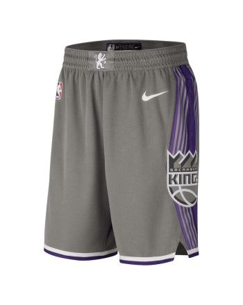 Sacramento Kings 2022/23 City Edition Swingman Shorts - Charcoal