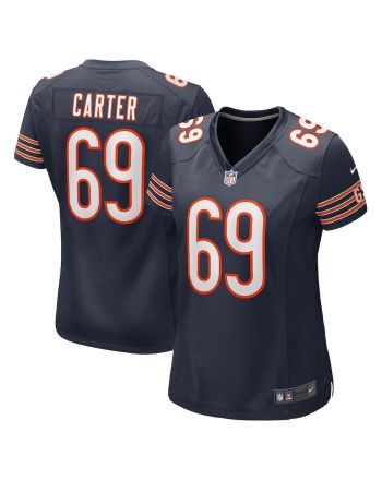 Ja'Tyre Carter 69 New York Giants Women Game Jersey - Navy