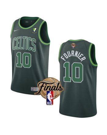 Boston Celtics Evan Fournier Swingman 10 Final 2022 Men Jersey Earned Edition Black